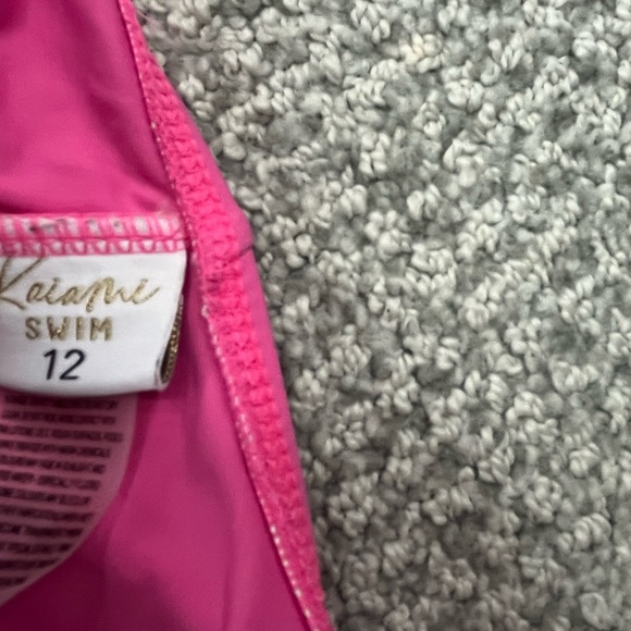 Pink Ruched Strap Bikini - Picture 4 of 4